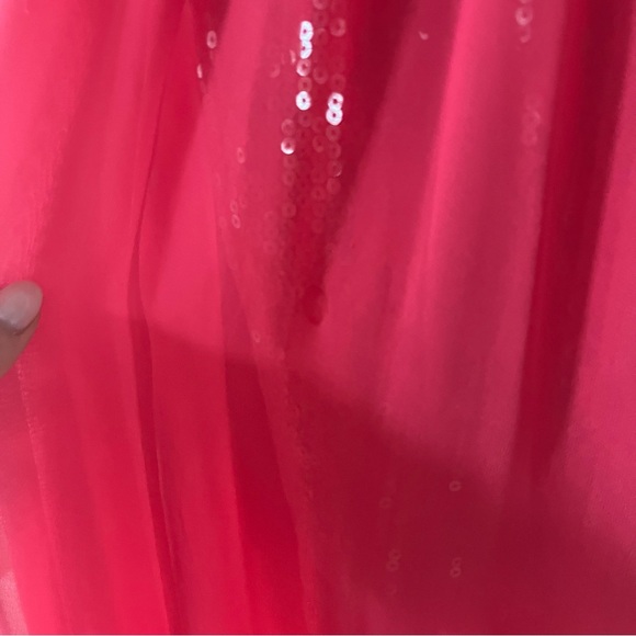 Pink Sparkly High Low Dress by Aiden great for Tweens - Picture 5 of 6